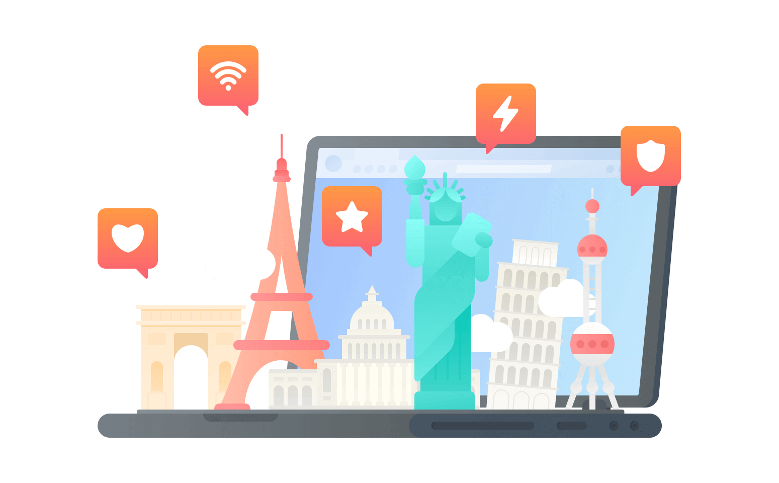 在关岛连接到中国的软件 - 翻回VPN